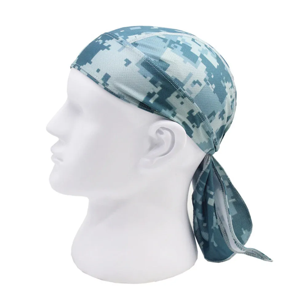 Moisture Wicking Beanie Cap Pirate Hat Bandana Skull Cap Sports Quick Drying for Men and Women Pack of 3